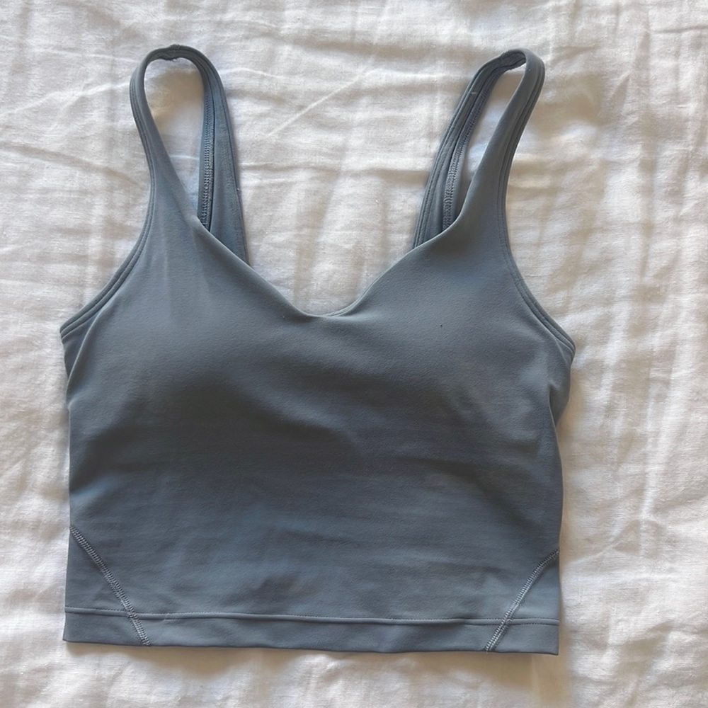 Lululemon Blue Align Crop Tank